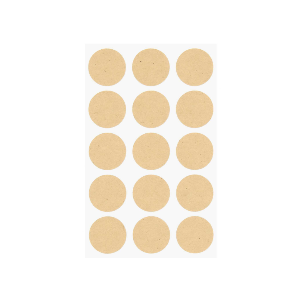Kraft Round Sticker Labels For Gifting and Party Bags – Pretty Little ...
