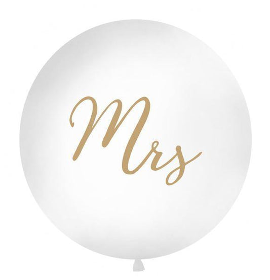 White Wedding Balloons | Mr & Mrs Balloons | Wedding Balloons Online Party Deco