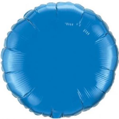 Sapphire Blue Round Foil Balloon | Helium Balloon | Online Balloonery Qualatex