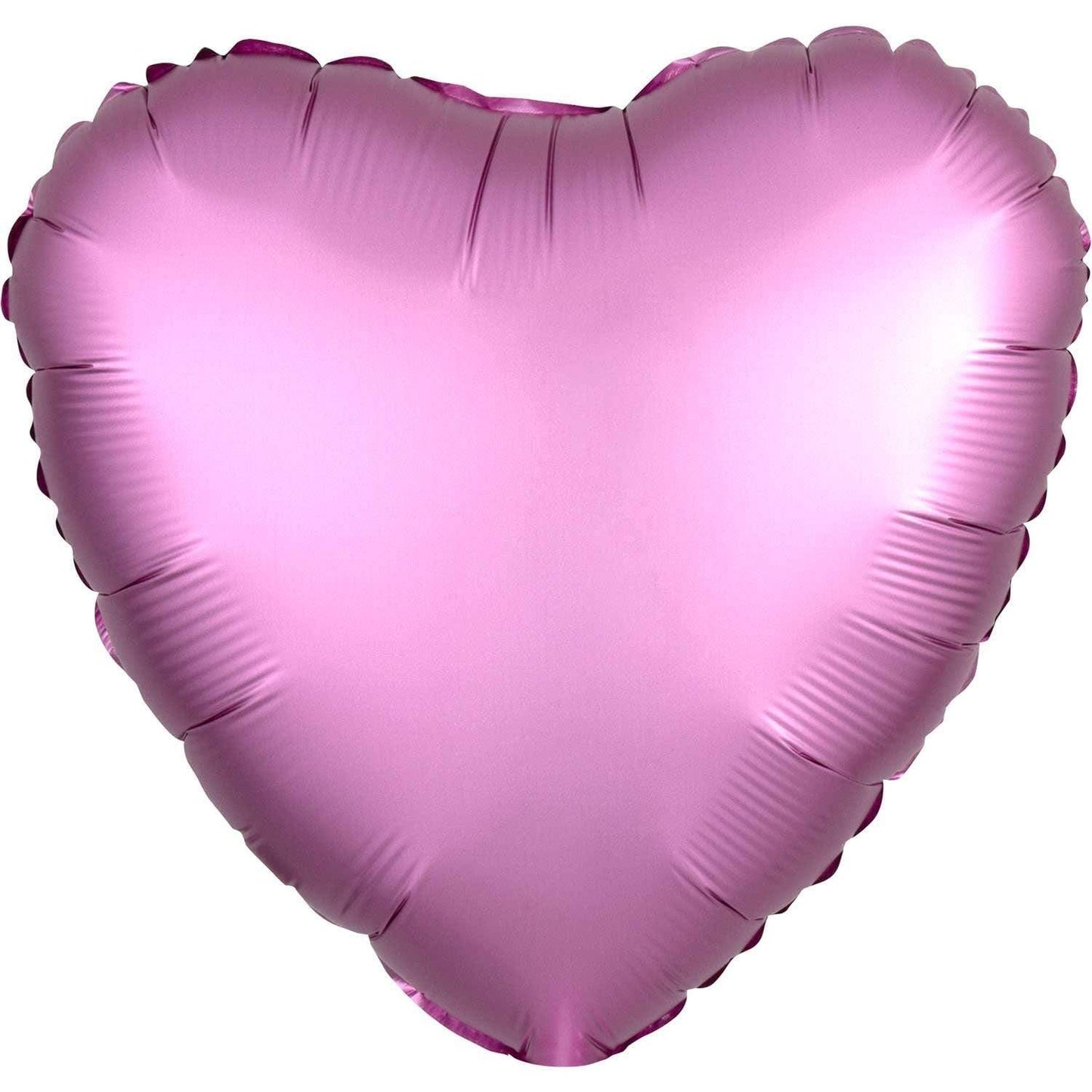 Satin Heart Balloon | Flamingo Pink | Foil Balloons Online Anagram