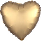 Satin Heart Balloon | Gold Heart Balloon | Foil Balloons Online Anagram