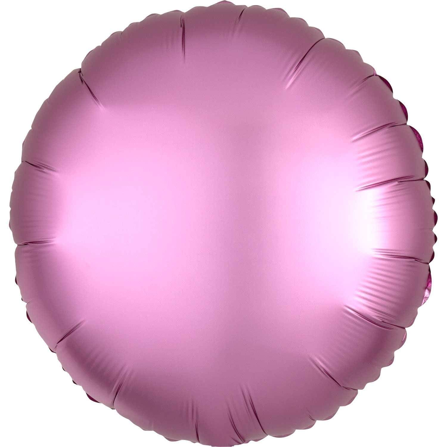 Satin Round Balloon | Flamingo Pink Balloons | Foil Balloons Online Anagram