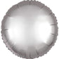 Satin Round Balloon | Platinum Silver Balloons | Foil Balloons Online Anagram