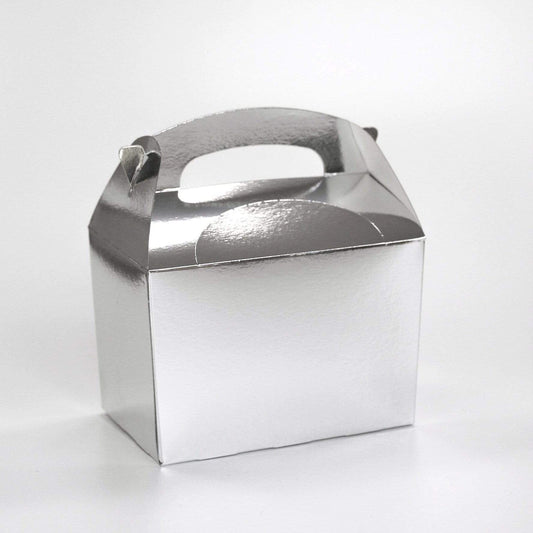 Silver Party Lunch Boxes | Party Boxes & Party Food Ideas Online UK Oaktree UK