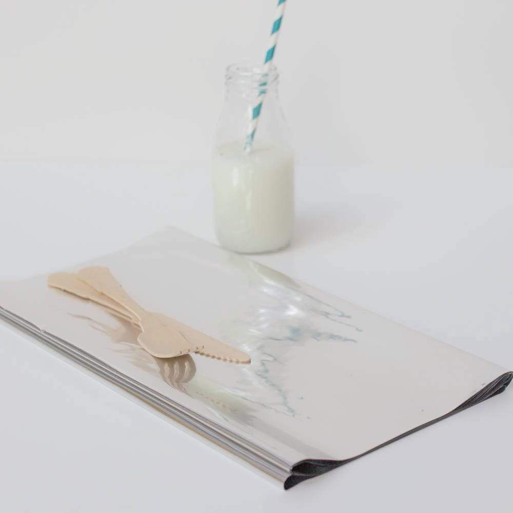 Shiny Silver Plastic Tablecloth | Pretty Little Party Shop Unique