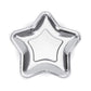 Shiny Silver Star Paper Plates | Silver Party Supplies | Modern Party Party Deco
