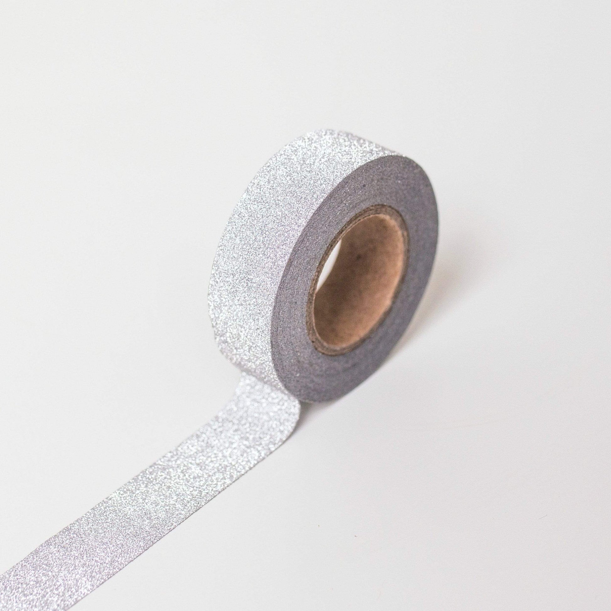 Silver Glitter Tape Washi Tape | Shop Washi Tape UK Party Deco