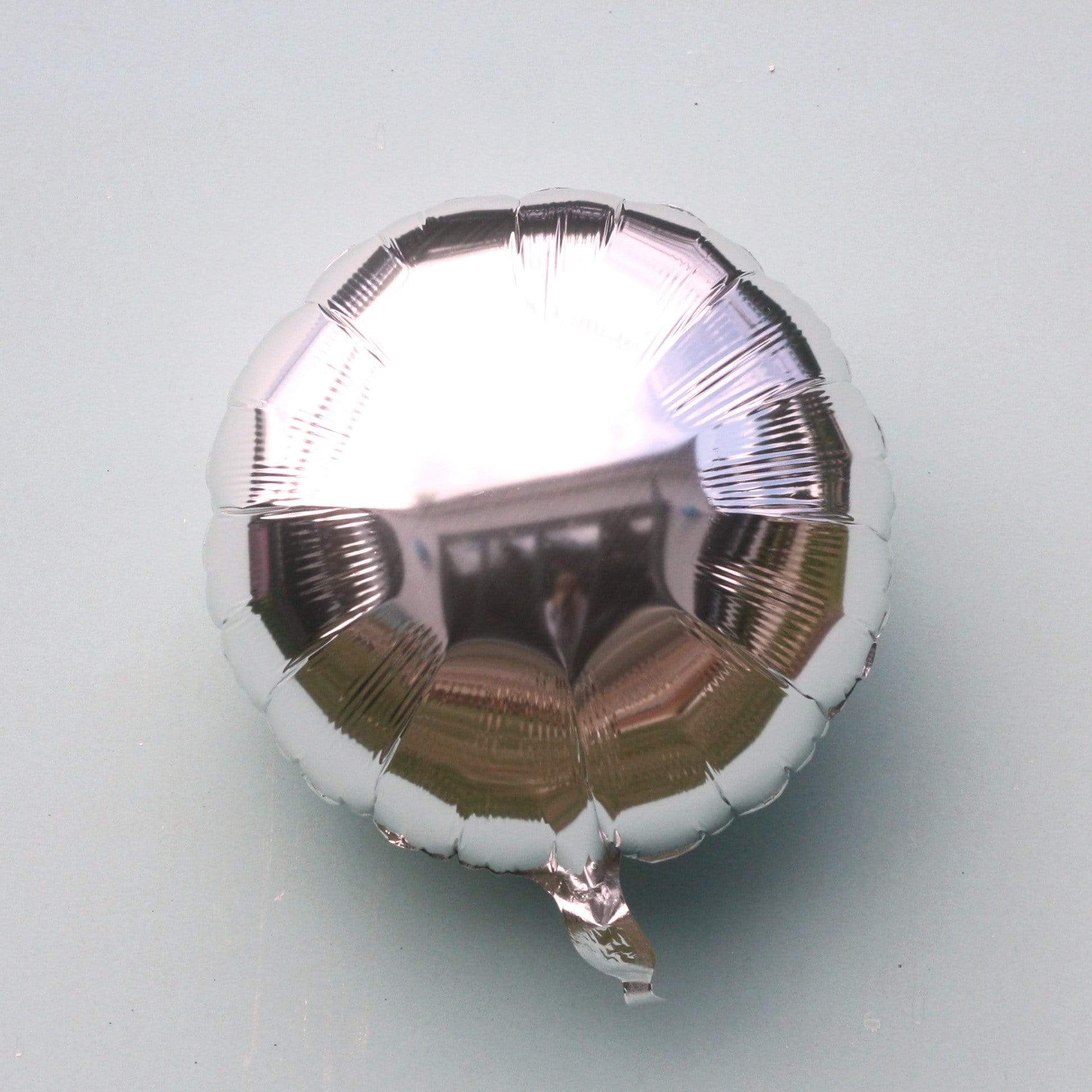 Silver Round Foil Balloon Helium Balloon Online Balloonery