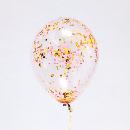 Confetti Balloons | Peach Sprinkle Confetti Filled Balloons Pretty Little Party Shop