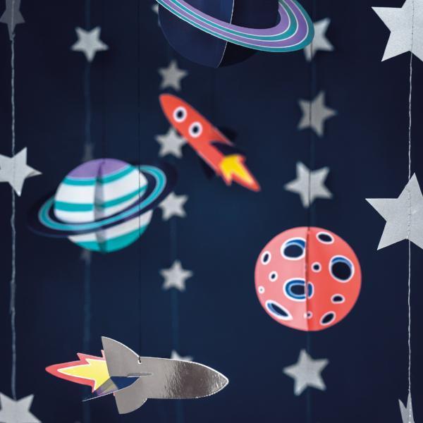 Space Party Hanging Decorations | Space Party Decorations UK Party Deco