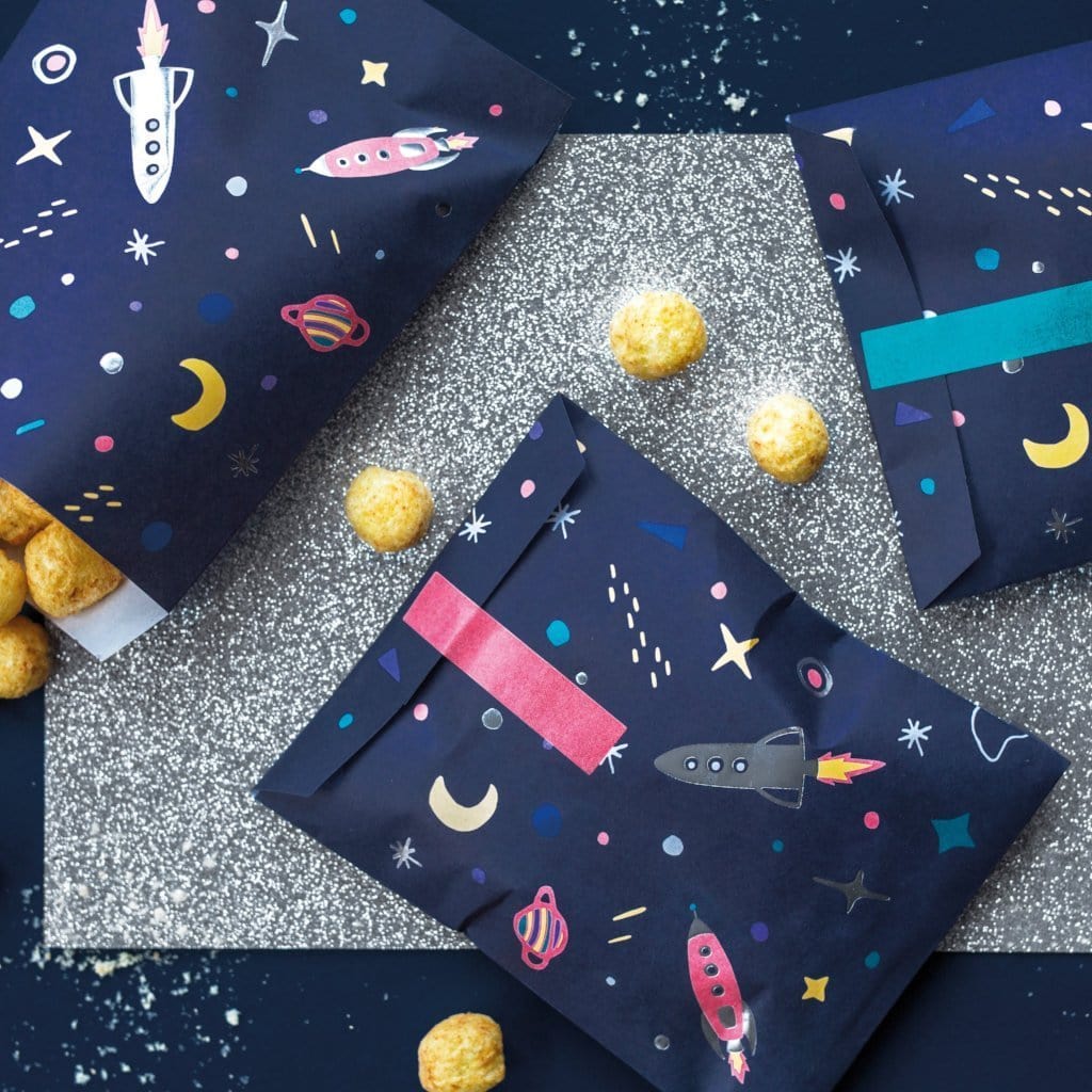 Space Party Treat Bags | Kids Space Party Supplies and Decorations Party Deco
