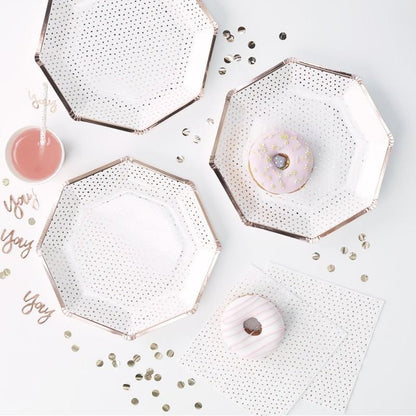 Rose Gold Party Napkins | Rose Gold Serviettes | Pretty Little Party Ginger Ray