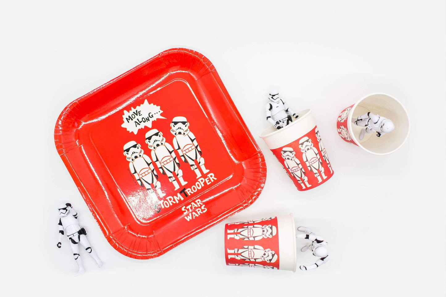 Star Wars Party Cups | Stromtrooper Paper Cups | Star Wars Party Ideas Qualatex