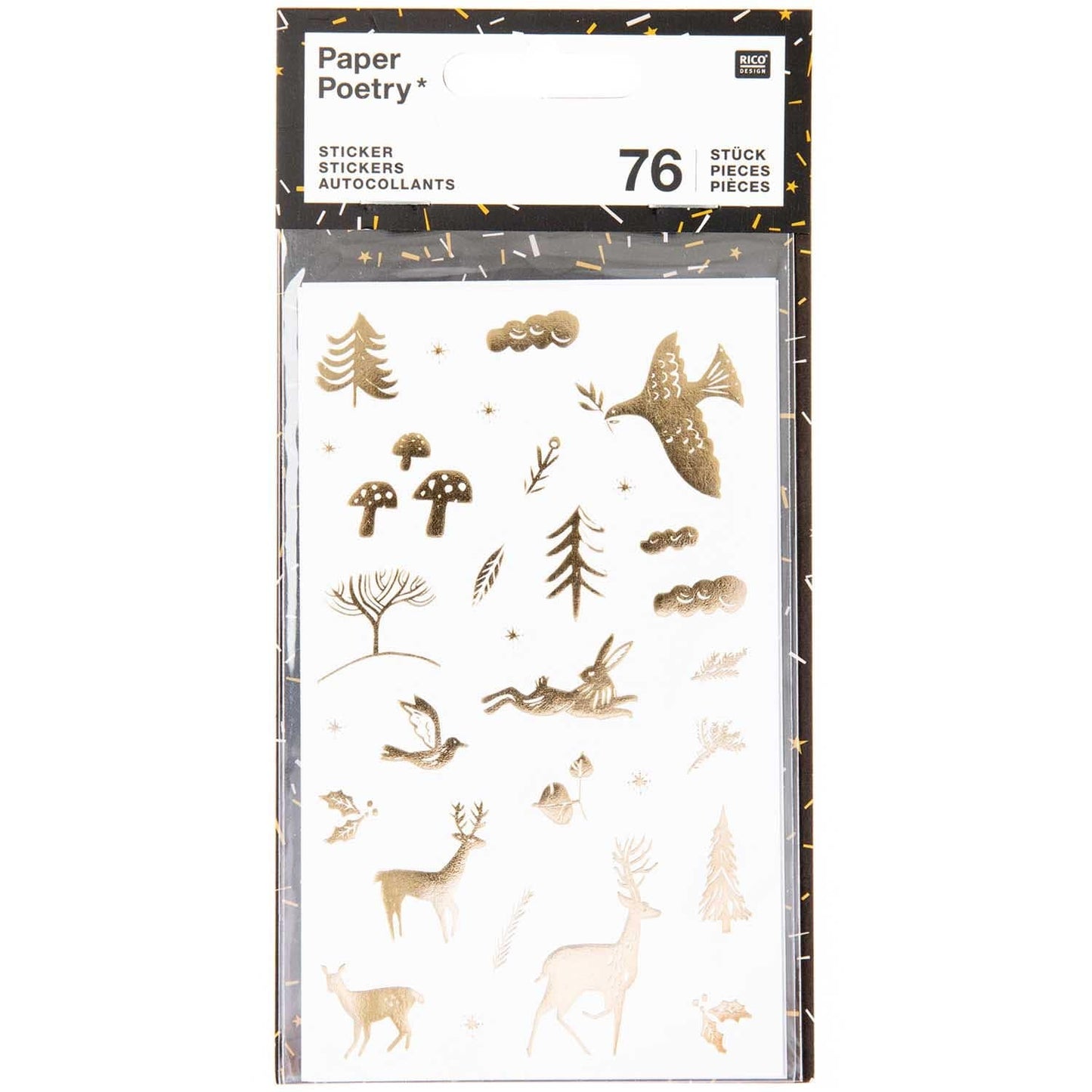 Woodland Animal Stickers | Christmas Gifts and Packaging Rico Design