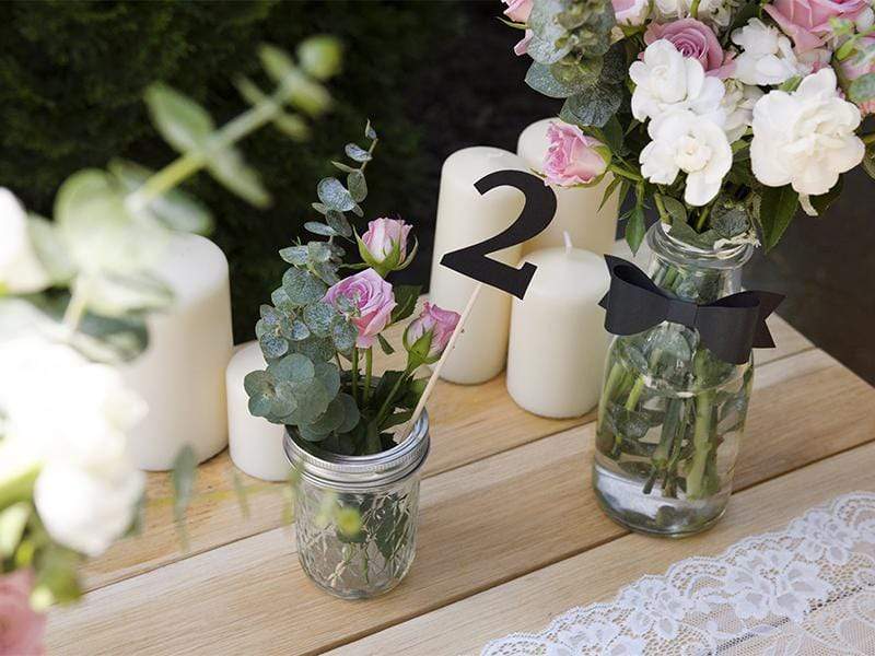 Table Numbers Set | Wedding Table Numbers | DIY Wedding UK Party Deco