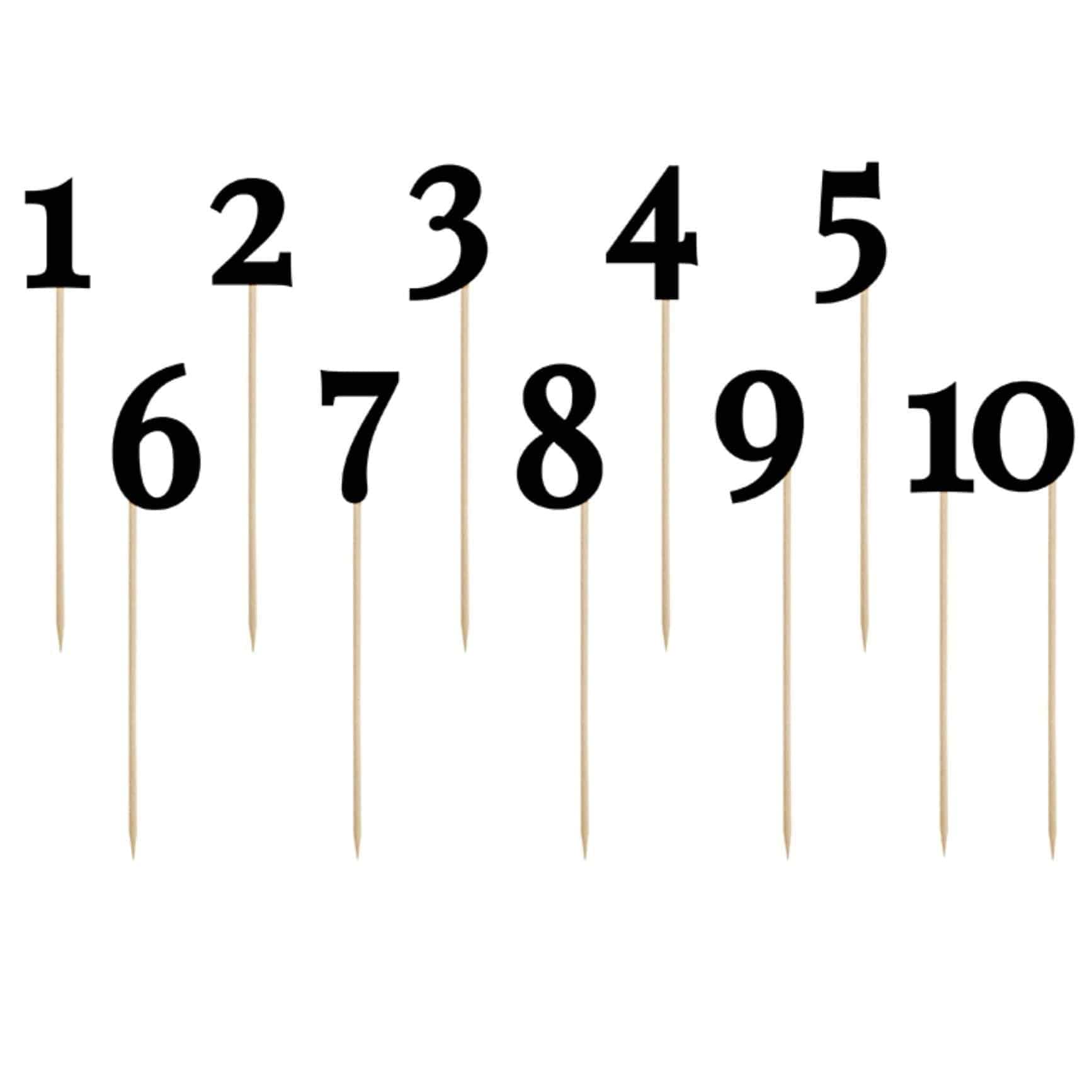 Table Numbers Set | Wedding Table Numbers | DIY Wedding UK – Pretty ...