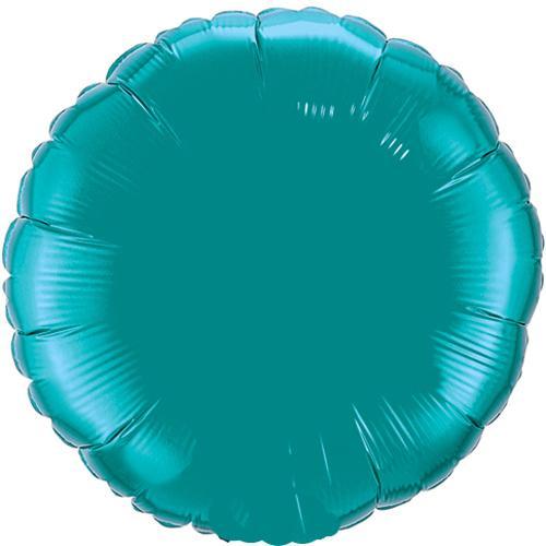 Teal Round Foil Balloon | Helium Balloon | Online Balloonery Qualatex