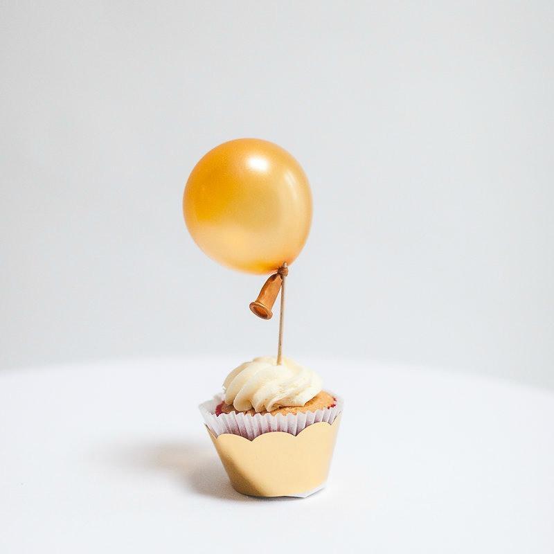 Mini gold foil balloons online