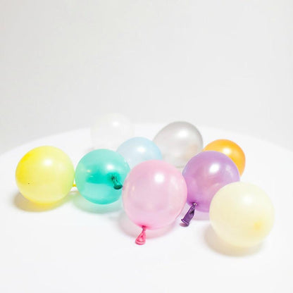 5" inch Balloons | Blue Cream Balloons | UK Balloon Supplies Qualatex