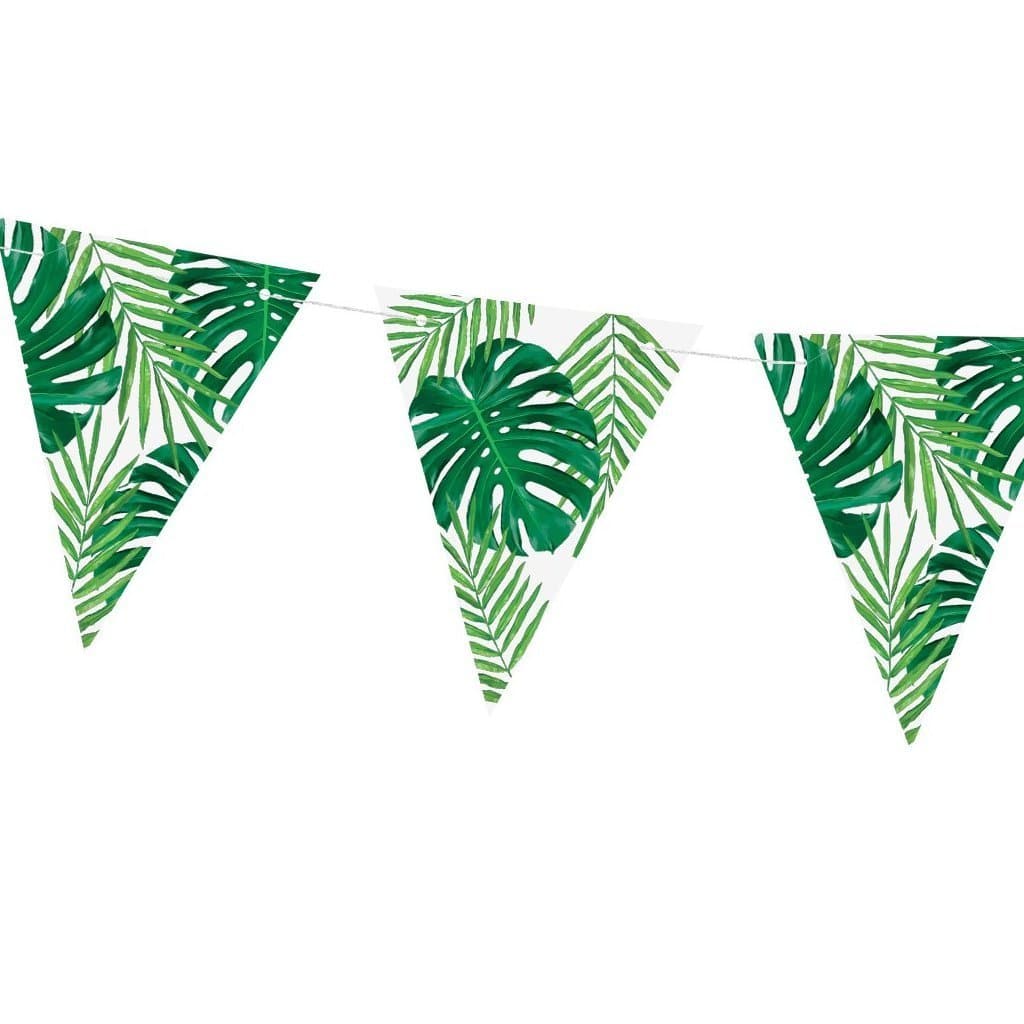 Tropical Party Bunting | Tropical Luau Party Decorations  Party Deco