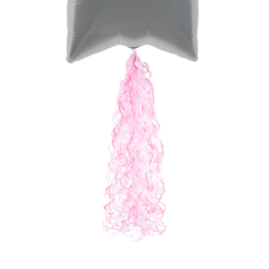 Pink Twirlz Balloon Tail | Balloon Tassel Tail | Tassel Balloons UK Anagram