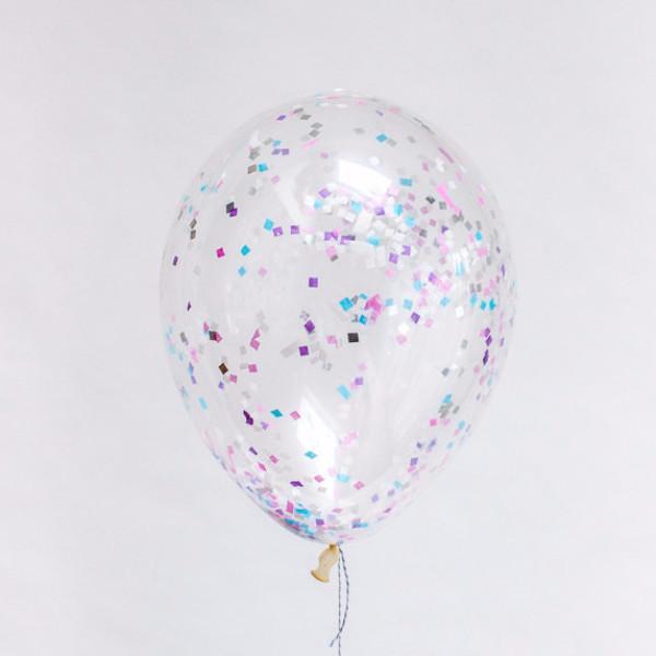 Confetti Balloons | Unicorn Sprinkle Confetti Filled Balloons – Pretty ...