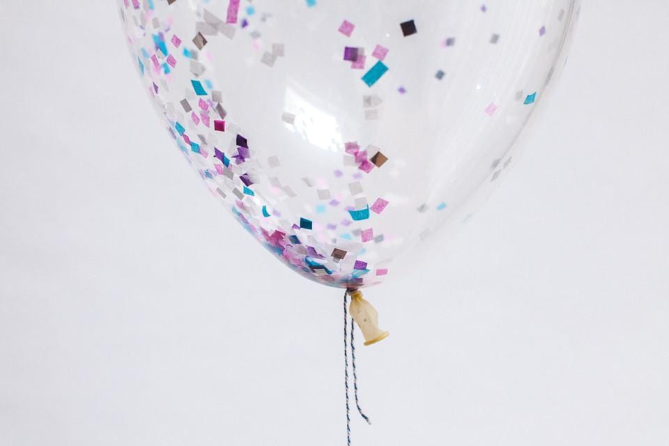 Confetti Balloons | Unicorn Sprinkle Confetti Filled Balloons Pretty Little Party Shop