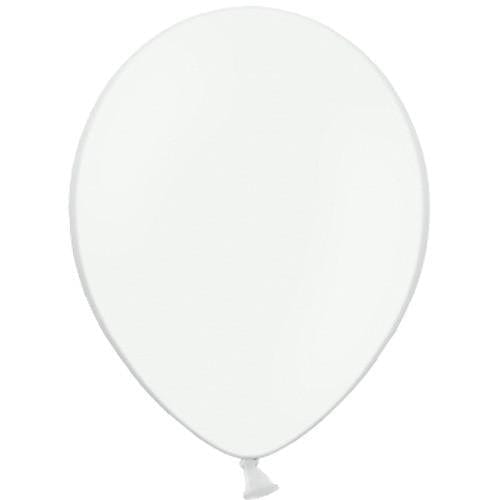 White Balloons  | Plain Solid Colour Balloons | Online Balloonery UK BELBAL