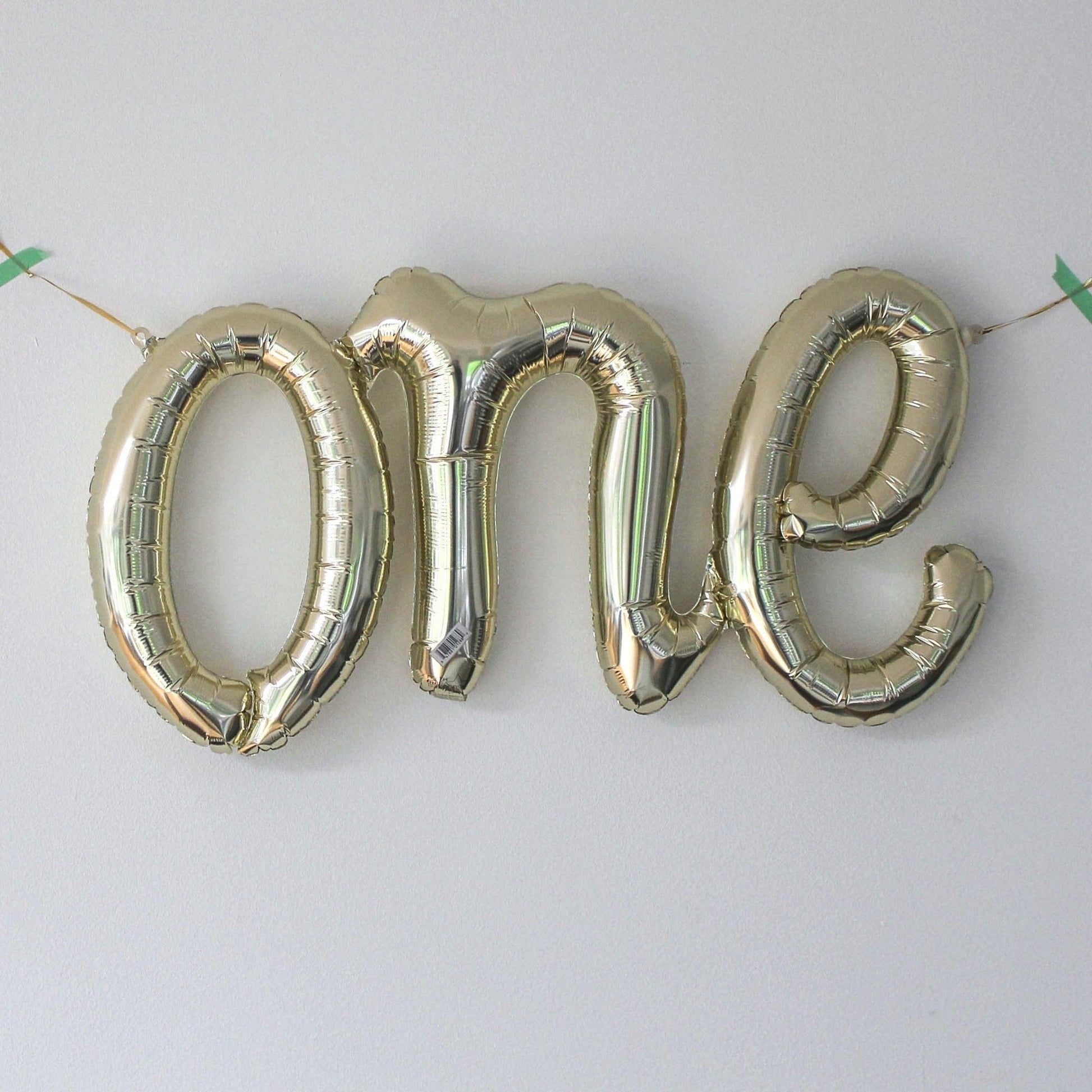 White Gold ONE Balloon | First Birthday Balloons online Northstar