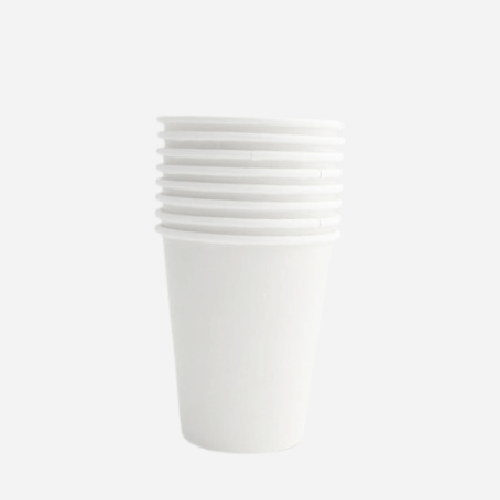 Plain White Party Cups UK