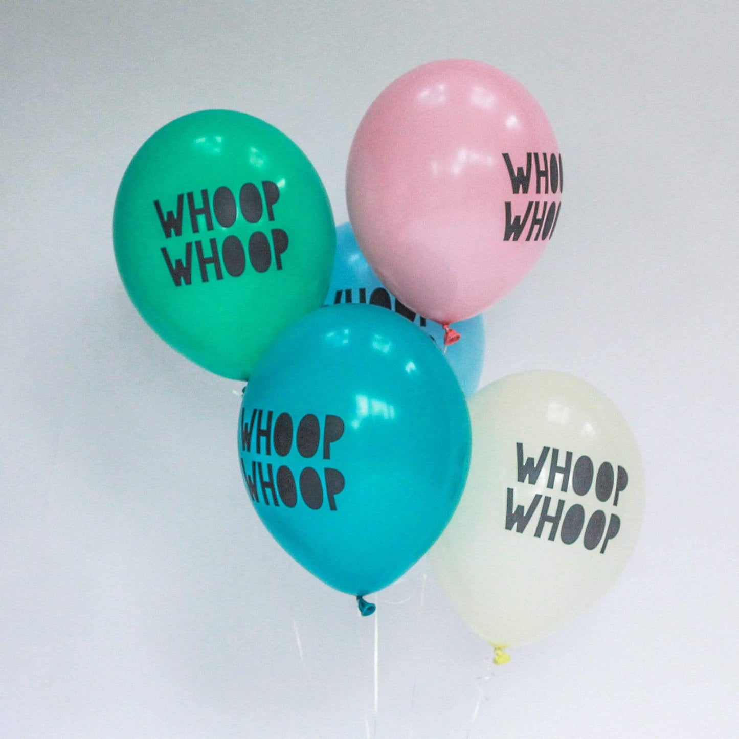 Whoop Whoop Balloons Pink | Modern Party Balloons | Online Balloonery Pretty Little Party Shop