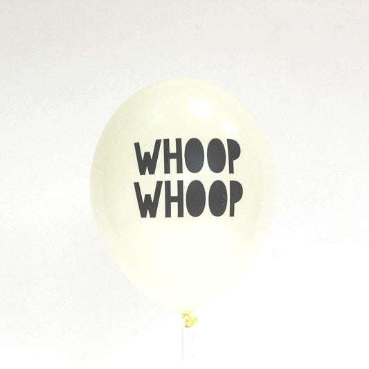 Whoop Whoop Balloons Cream - Pretty Little Party Shop UK Pretty Little Party Shop
