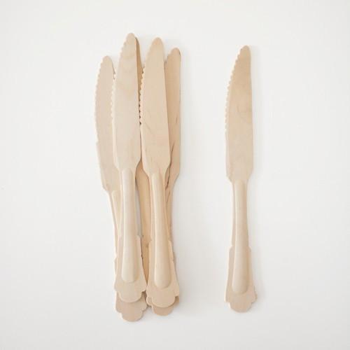 Premium Wooden Knives | Disposable Cutlery | Natural Eco Party UK Aliexpress