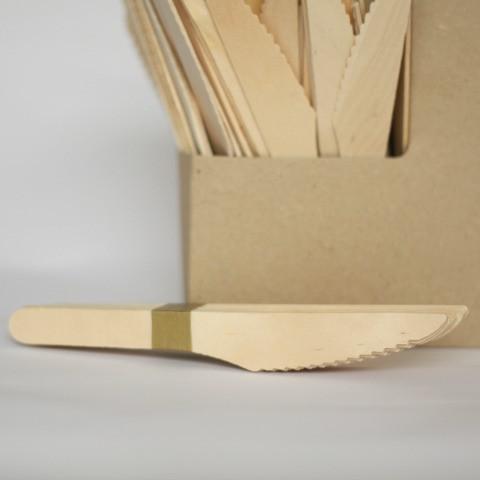 Wooden Knives | Disposable Cutlery | Natural Eco Party Supplies UK Cater For You