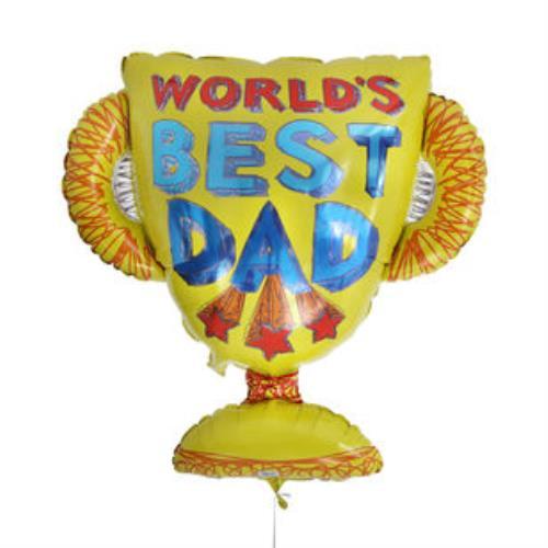 World's Best Dad Balloon | Fathers Day Balloons | Pretty Little Party  Balloon Market