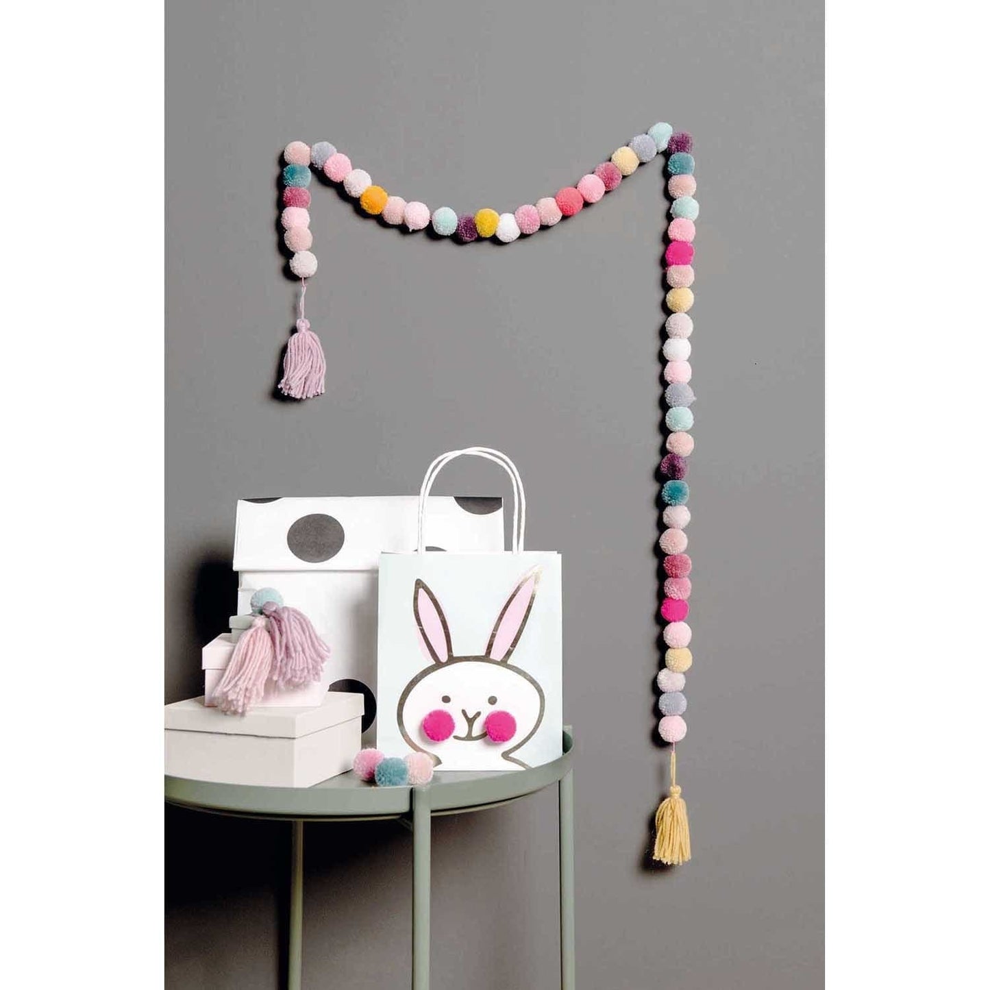 Yarn Pompoms | Wool Pompom Decorations | Pretty Little Party Shop Rico Design