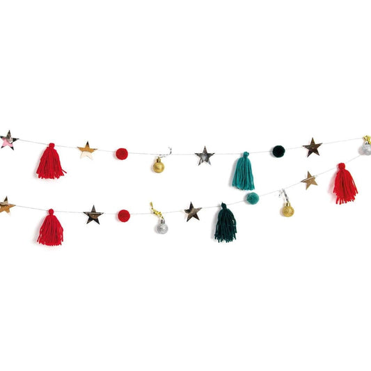 Christmas Tassel Garland | Modern Christmas Tree Decorations Rico Design