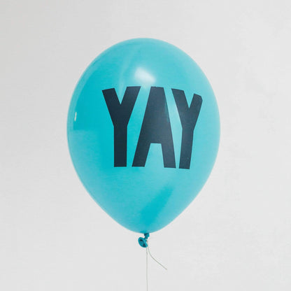 Yay Balloons Teal | Modern Party Balloons | Online Balloonery Pretty Little Party Shop