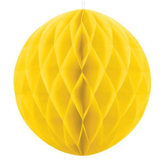 Yellow Honeycomb Balls | Decorate a Wedding | Paper Party Décorations Party Deco